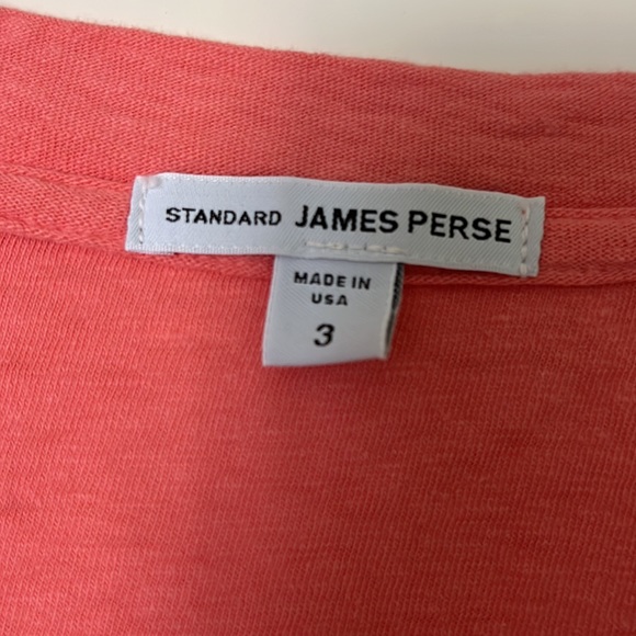 James Perse Coral Tee - Picture 3 of 3